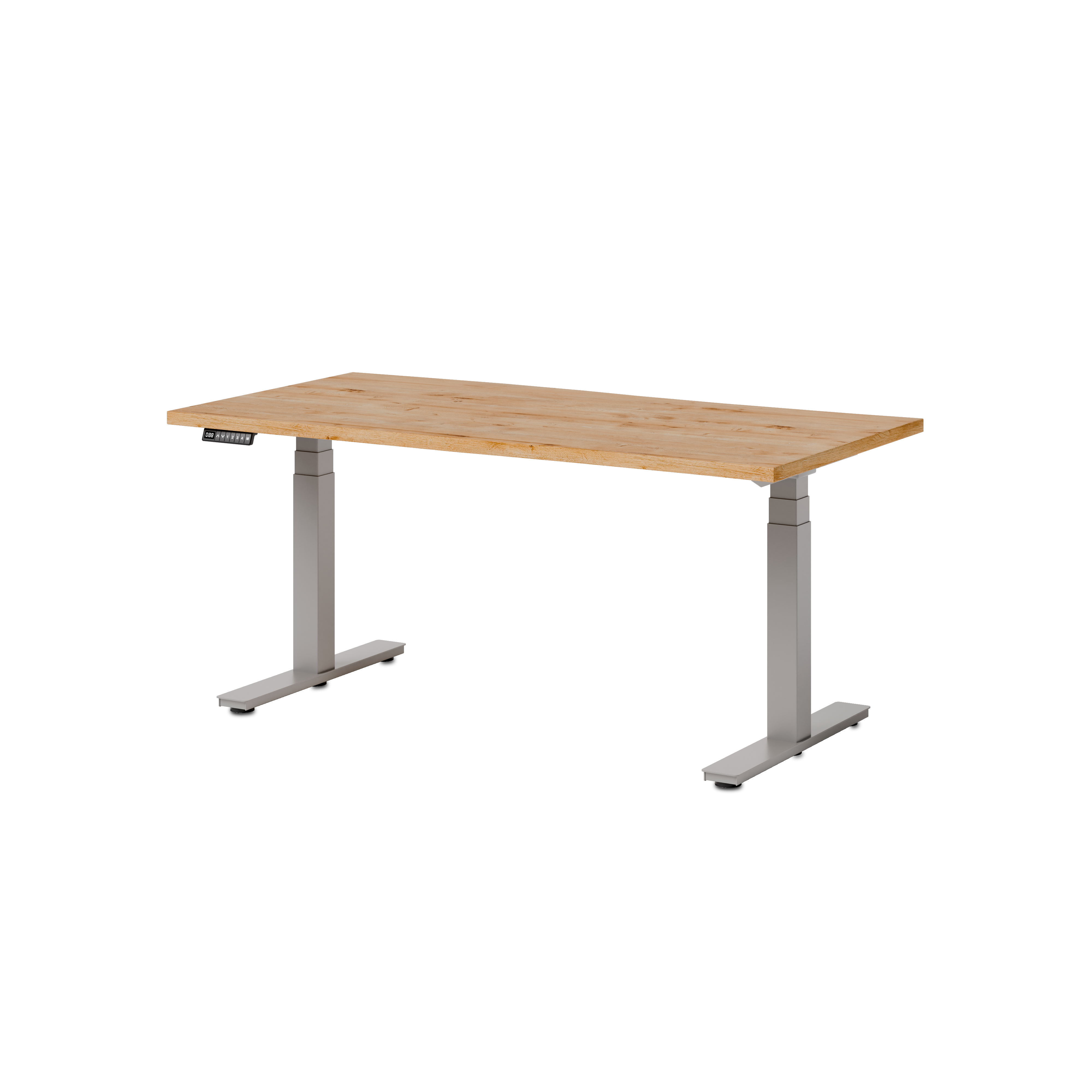 Workspace Bundle – höhenverstellbarer Desk PLUS Schreibtisch & Net Motion Bürodrehstuhl