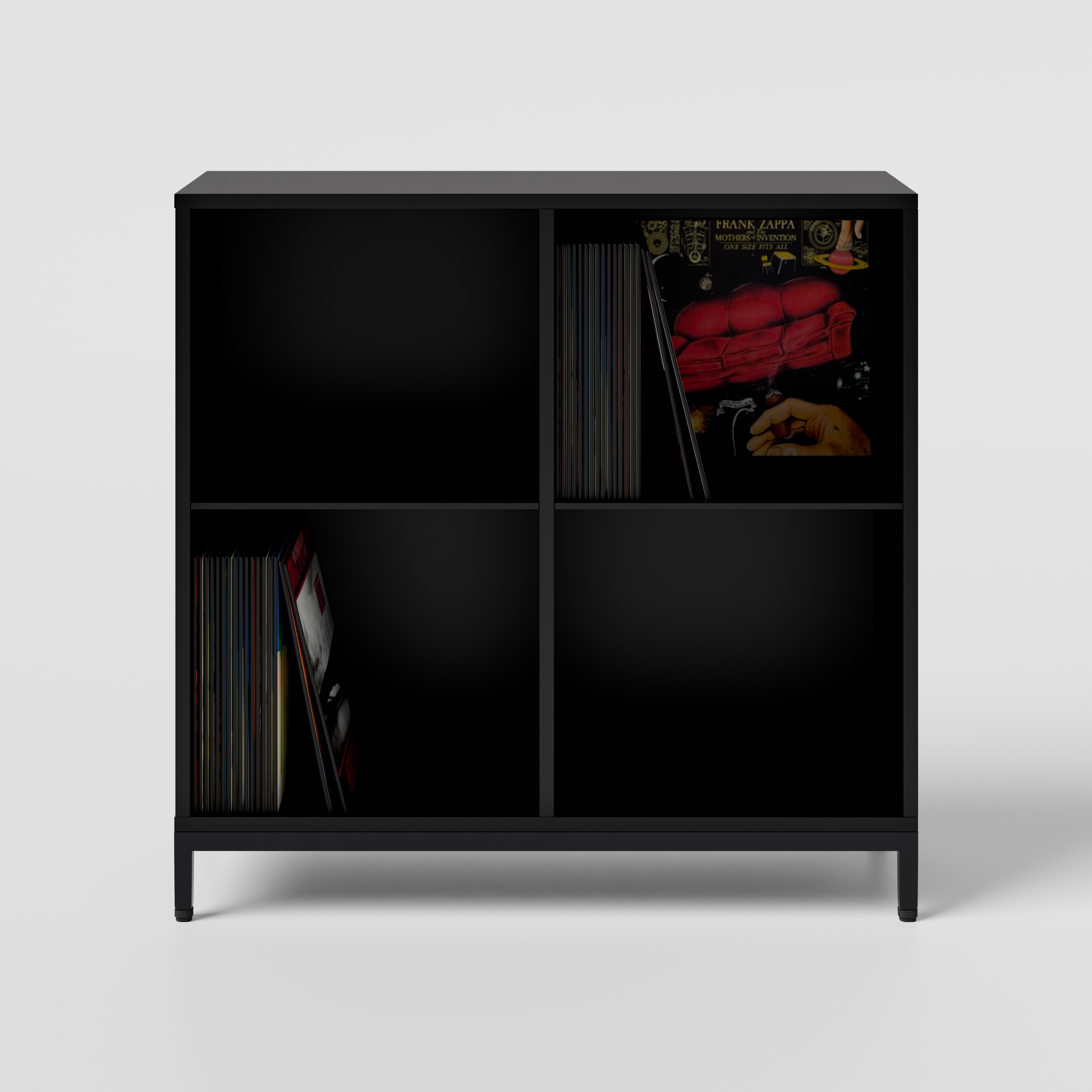 Vinylschrank aus Holz