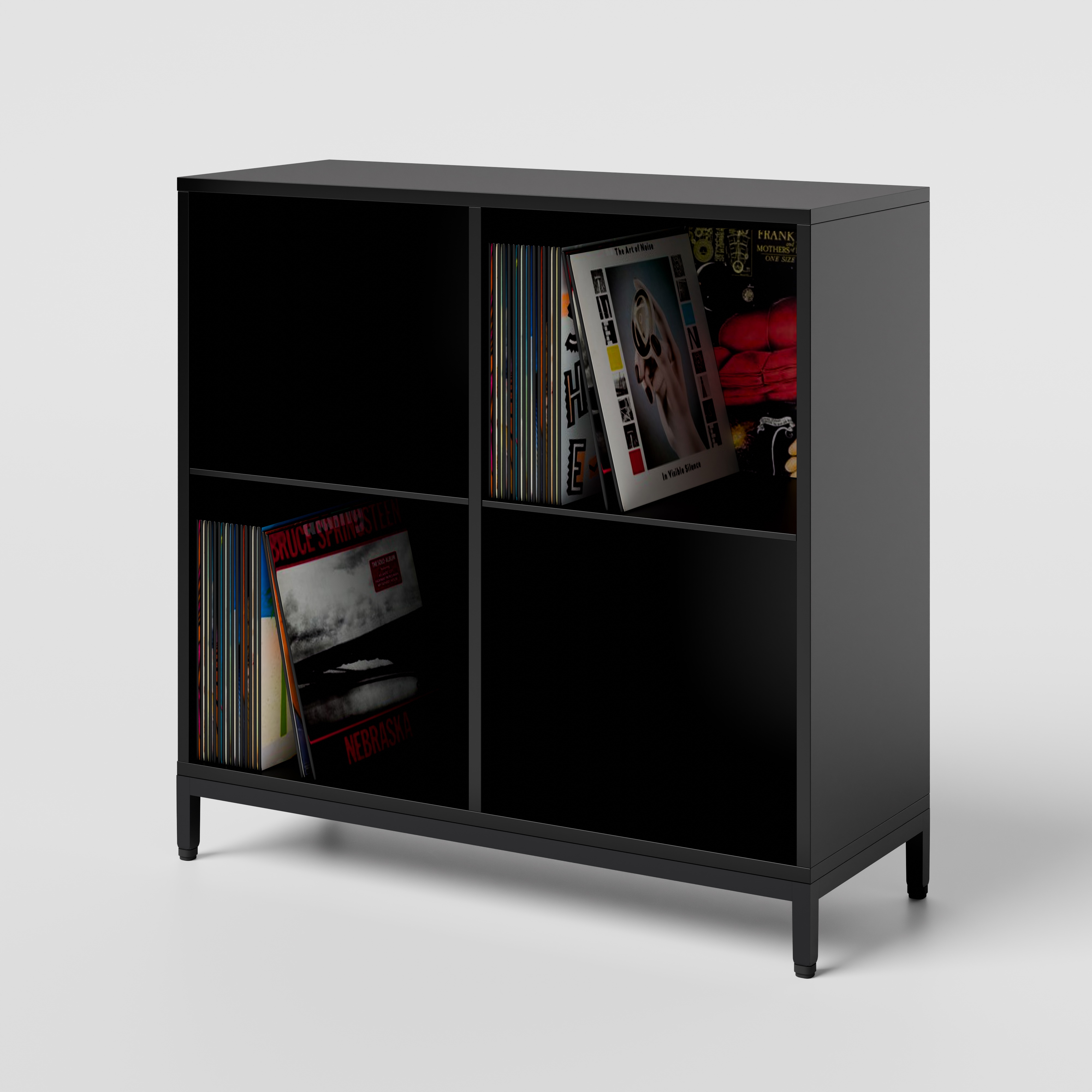 Vinylschrank aus Holz