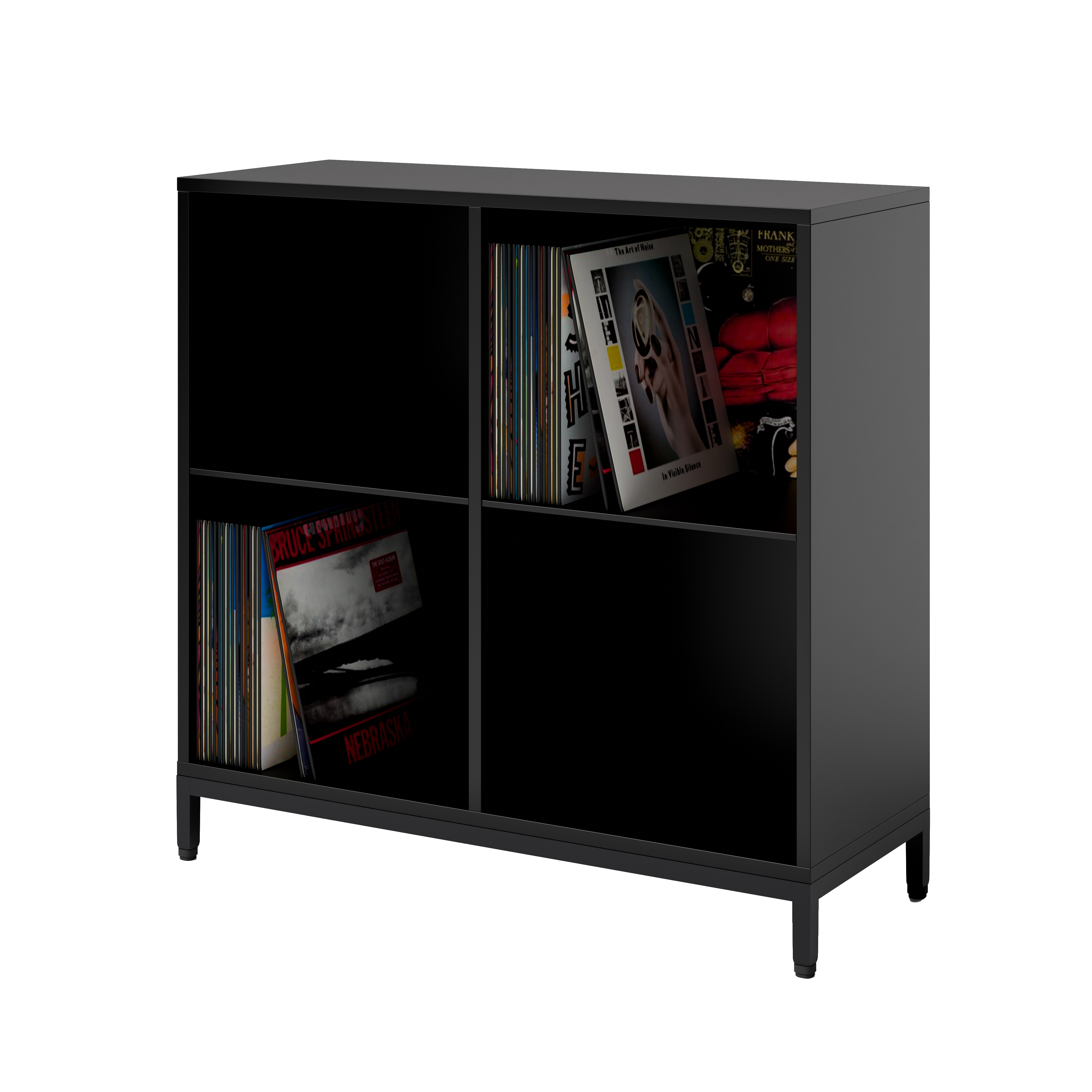 Vinylschrank aus Holz
