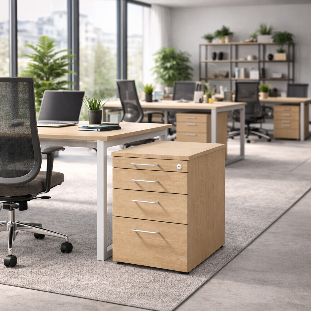 Rollcontainer mit 4 Auszügen