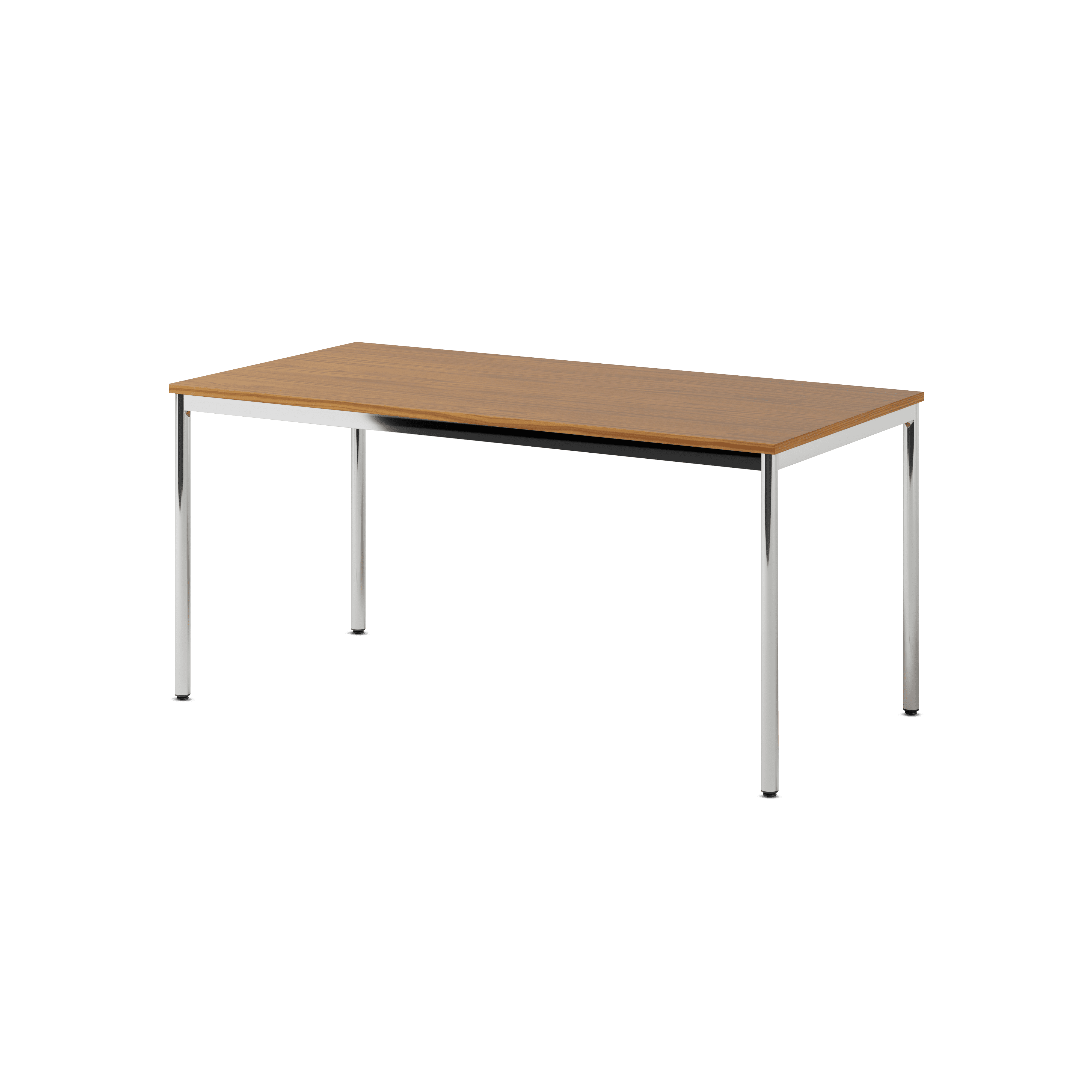 Schreibtisch mit runden Beinen