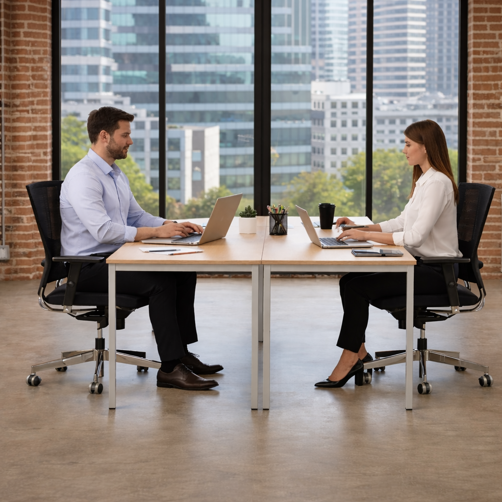 Mehrzwecktisch mit eckigen Beinen