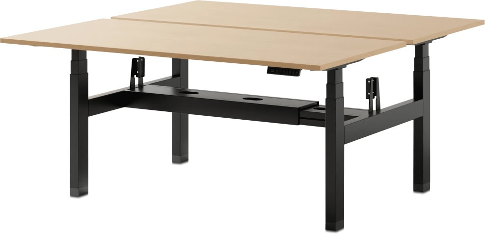 eDesk elektrisch höhenverstellbarer Team-Schreibtisch