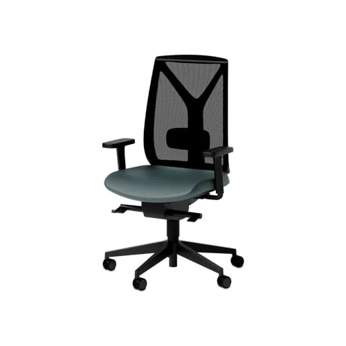 Bürostuhl Leaf in grau – ergonomischer Designstuhl mit individuell anpassbaren Funktionen für hohen Sitzkomfort