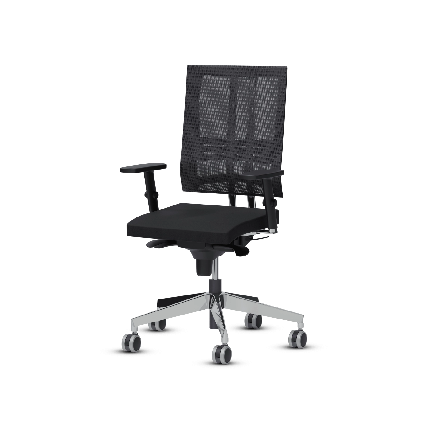 Net Motion Bürostuhl Testsieger – ergonomischer Schreibtischstuhl mit rückenschonendem Design in schwarz