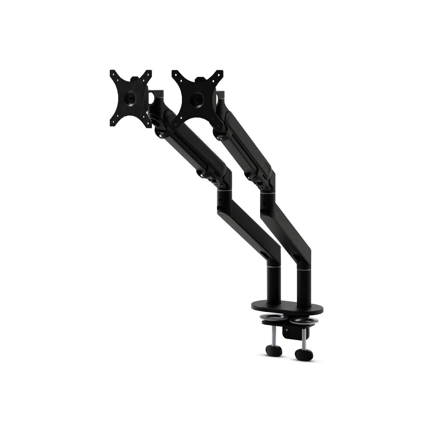 Dual Monitor Arm – verstellbare Halterung für zwei 32-Zoll-Monitore mit einfacher Montage