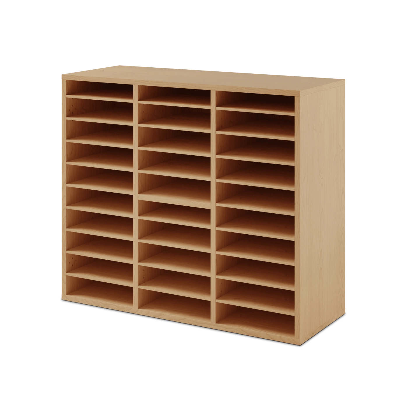 Fächerschrank H30 – robuster Sortier- und Ablageschrank mit 30 Fächern für Büros