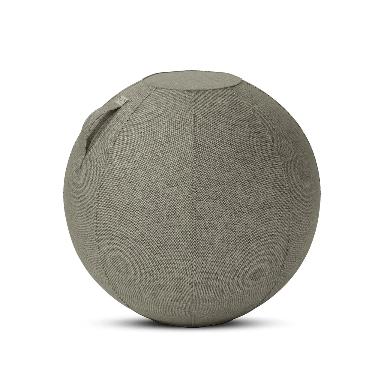 vluv-11avs-sitzball-vluv-stov-kiesel-0deg-transparent VLUV SOVA Sitzball Kiesel – ergonomischer Sitzball in grauer Farbe