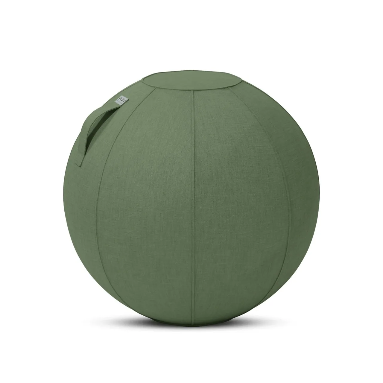vluv-11avsova-sitzball-vluv-sova-pesto-0deg-transparent VLUV SOVA Sitzball Pesto – ergonomischer Sitzball in grüner Farbe
